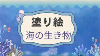 保護中: 【無料で楽しめる】海の生き物の塗り絵まとめ