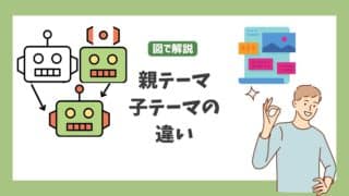 WordPressテーマとは？親テーマ子テーマの違いを身近な具体例と図で分かりやすく解説!!